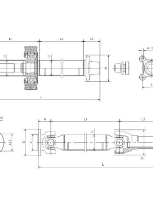 Light duty drive shaft