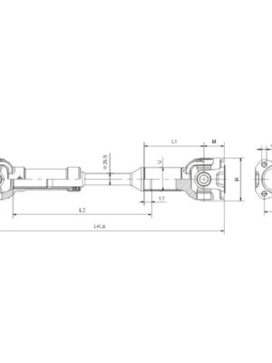 Light duty drive shaft