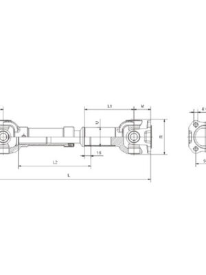 Light duty drive shaft